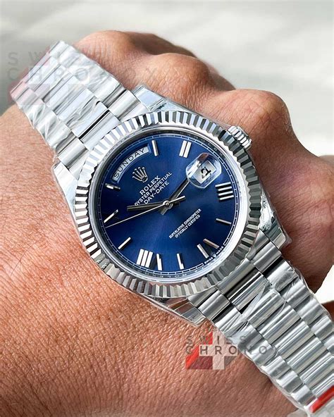 rolex date blu|rolex day date configurator.